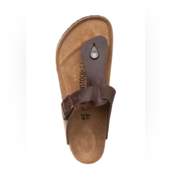 Birkenstock Betula gizeh brown Leather Sandals - Picture 7 of 7